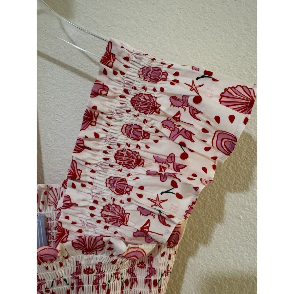 Hill House limited edition mermaid print Ellie nap dress, XS - Picture 3 of 13